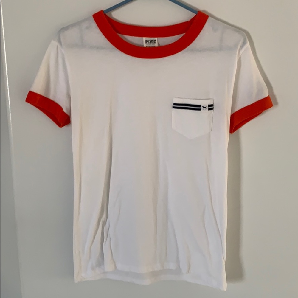 VS Pink Ringer Tee - Picture 1 of 1